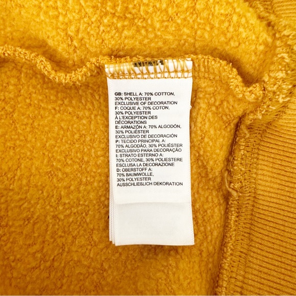 Woman’s The North Face Hoodie Mustard Yellow size XS - Picture 4 of 4